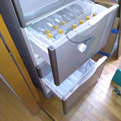 家庭用冷凍冷蔵庫　停電時庫内温度