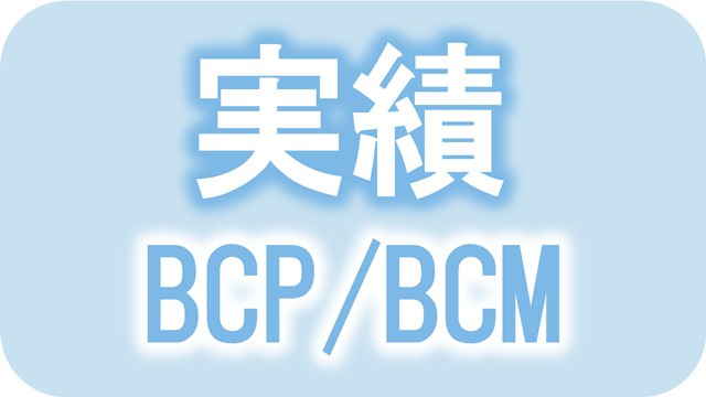 BCP/BCM実績
