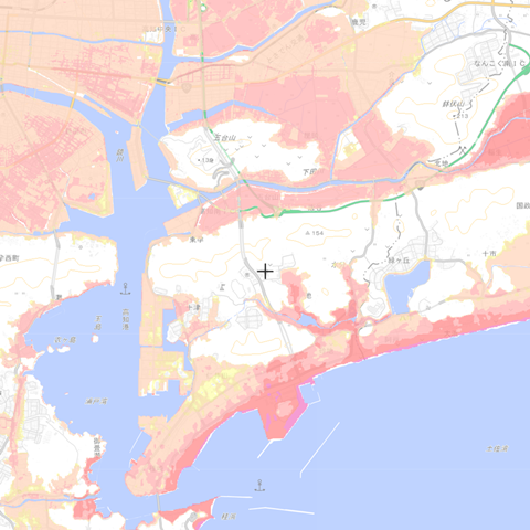 高知医療センター津波ハザードマップ